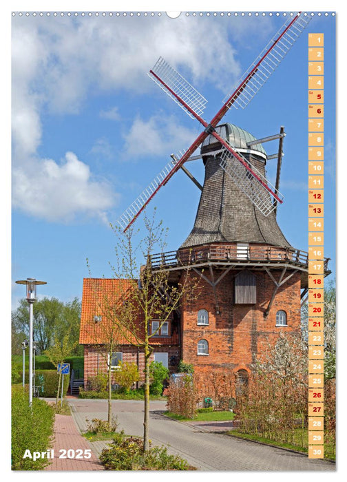 Deutschlands historische Windmühlen (CALVENDO Wandkalender 2025)