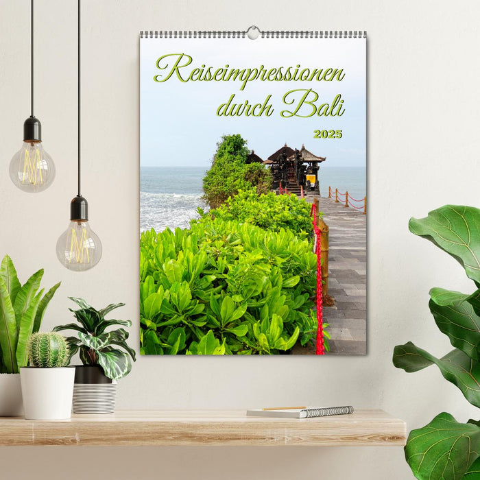 Reiseimpressionen durch Bali (CALVENDO Wandkalender 2025)