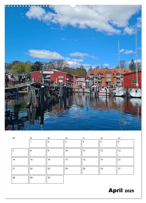 Kappeln und Umgebung im Frühling (CALVENDO Wandkalender 2025)