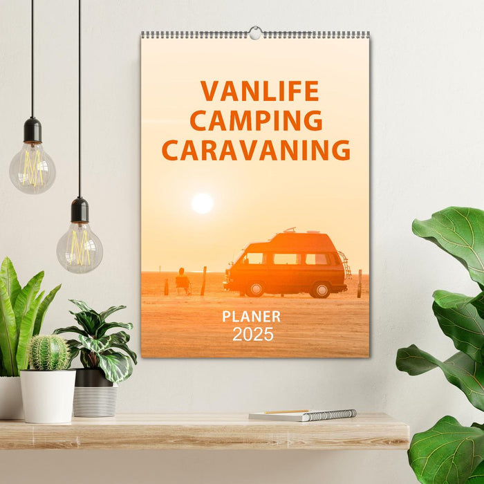 Vanlife, Camping, Caravaning. Freiheit auf vier Rädern (CALVENDO Wandkalender 2025)