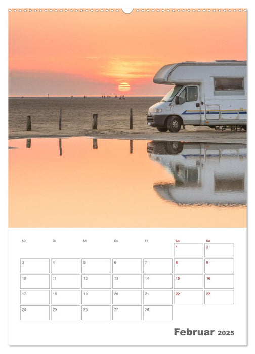 Vanlife, Camping, Caravaning. Freiheit auf vier Rädern (CALVENDO Wandkalender 2025)