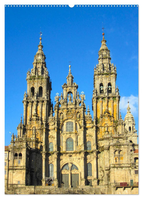 Santiago de Compostela - Gelebte Geschichte (CALVENDO Premium Wandkalender 2025)