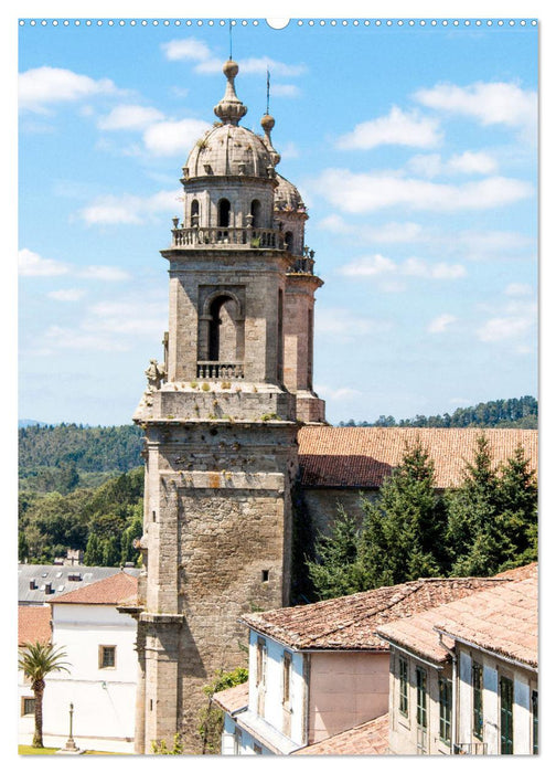 Santiago de Compostela - Gelebte Geschichte (CALVENDO Premium Wandkalender 2025)