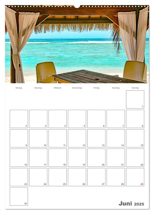 Traumhaftes Paradies - Rarotonga Urlaubsplaner (CALVENDO Premium Wandkalender 2025)