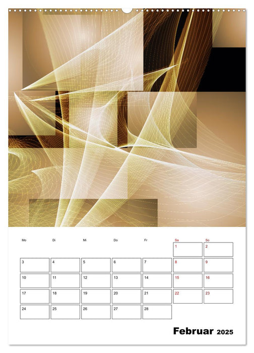 Zauberhaftes Textildesign (CALVENDO Wandkalender 2025)