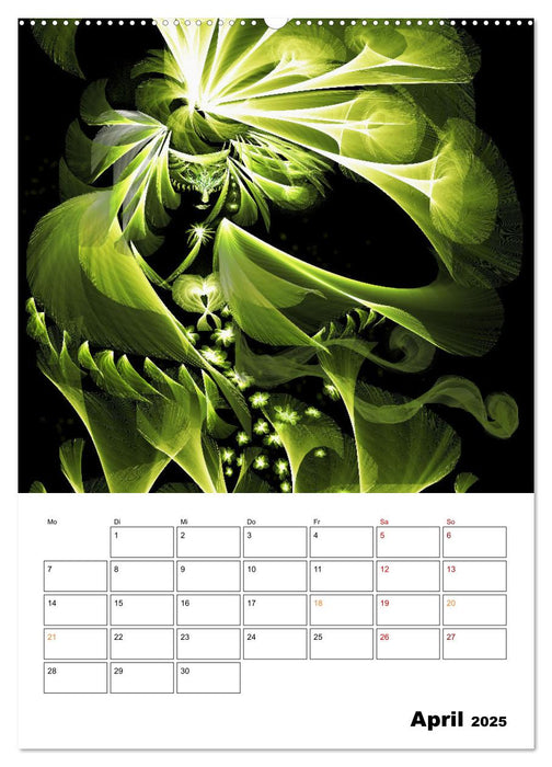 Zauberhaftes Textildesign (CALVENDO Wandkalender 2025)