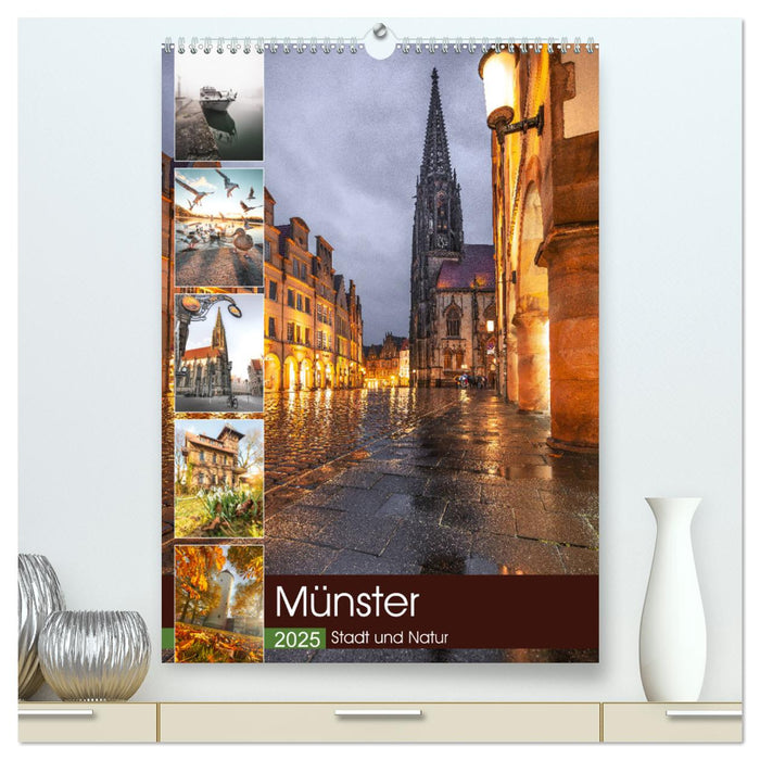 Münster - Stadt und Natur (CALVENDO Premium Wandkalender 2025)