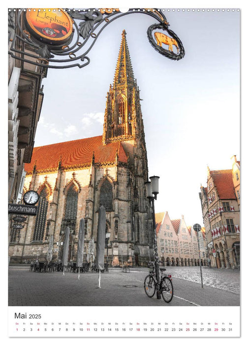 Münster - Stadt und Natur (CALVENDO Premium Wandkalender 2025)