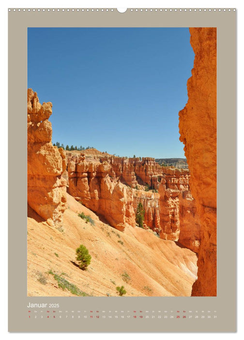 Erlebe mit mir den Bryce Canyon Nationalpark (CALVENDO Premium Wandkalender 2025)