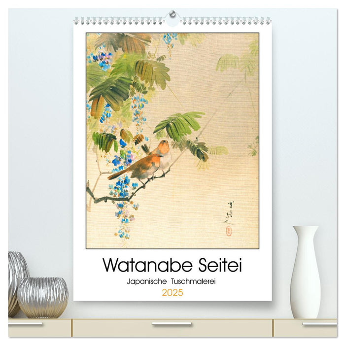 Watanabe Seitei - Japanische Tuschmalerei (CALVENDO Premium Wandkalender 2025)