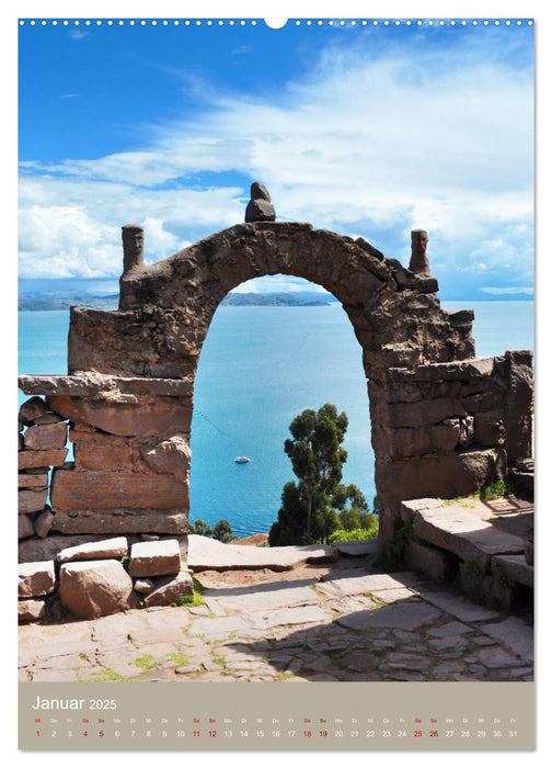 Erlebe mit mir den Titicacasee (CALVENDO Premium Wandkalender 2025)