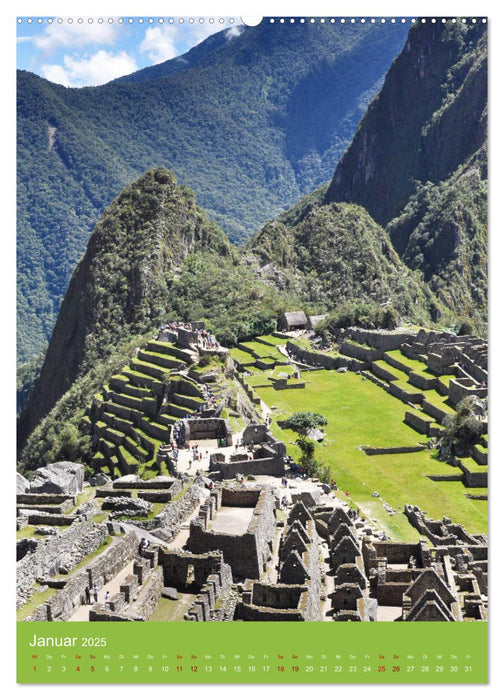 Erlebe mit mir Machu Picchu (CALVENDO Premium Wandkalender 2025)