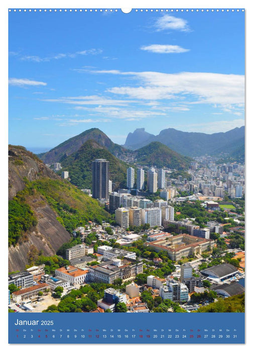 Erlebe mit mir Rio de Janeiro (CALVENDO Premium Wandkalender 2025)