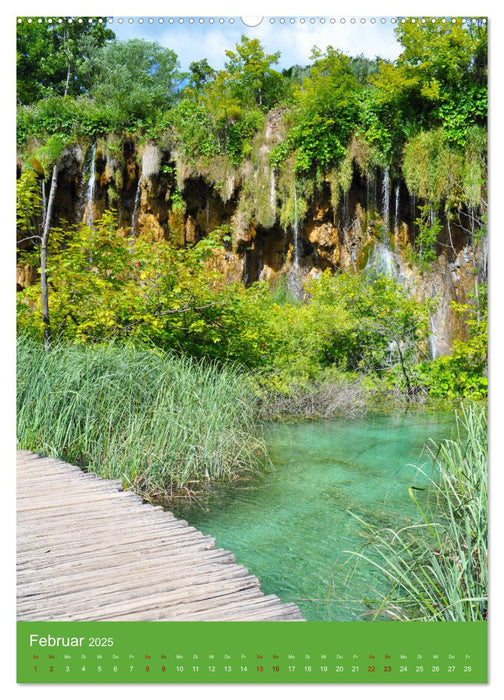 Erlebe mit mir die Zauberwelt der Plitvicer Seen (CALVENDO Premium Wandkalender 2025)