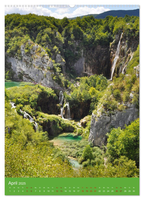 Erlebe mit mir die Zauberwelt der Plitvicer Seen (CALVENDO Premium Wandkalender 2025)