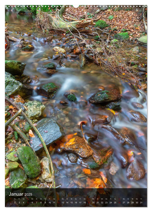 Bewegtes Wasser (CALVENDO Wandkalender 2025)