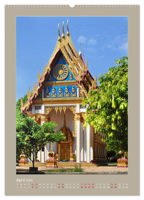 Erlebe mit mir das ursprüngliche Thailand (CALVENDO Premium Wandkalender 2025)