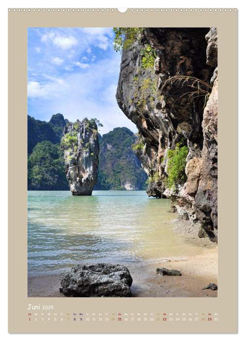 Erlebe mit mir das sonnige Thailand (CALVENDO Premium Wandkalender 2025)