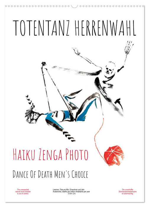 TOTENTANZ HERRENWAHL Haiku Zenga Photo DANCE OF DEATH MEN'S CHOICE (CALVENDO Wandkalender 2025)