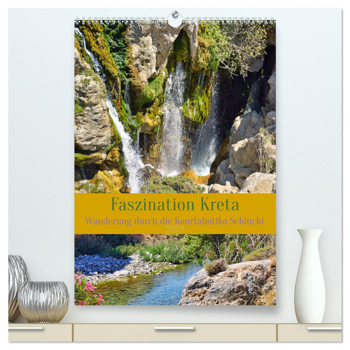 Faszination Kreta. Wanderung durch die Kourtaliotiko Schlucht (CALVENDO Premium Wandkalender 2025)