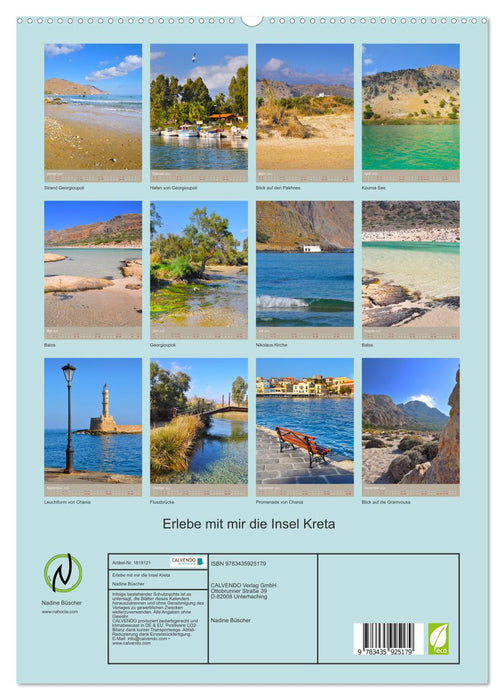 Erlebe mit mir die Insel Kreta (CALVENDO Premium Wandkalender 2025)