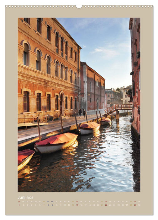 Erlebe mit mir Venedig im Winter (CALVENDO Premium Wandkalender 2025)