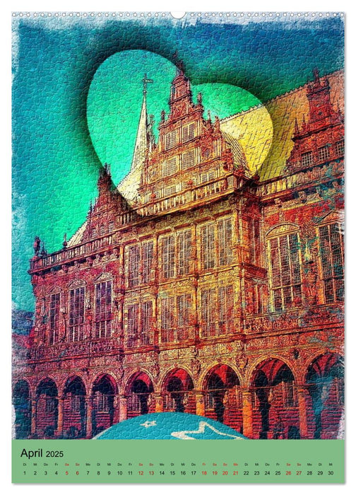 Mein Herz schlägt für Bremen (CALVENDO Wandkalender 2025)