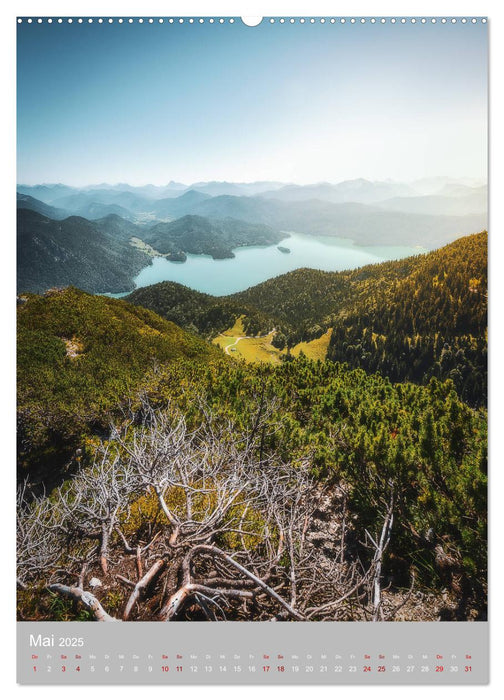 Deutsche Alpenmomente (CALVENDO Premium Wandkalender 2025)