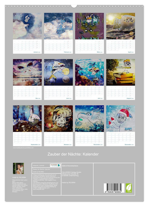 Zauber der Nächte: Kalender (CALVENDO Premium Wandkalender 2025)