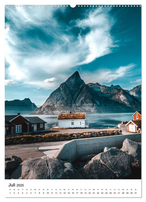 Norwegen - Eine Reise durch das skandinavische Land. (CALVENDO Premium Wandkalender 2025)