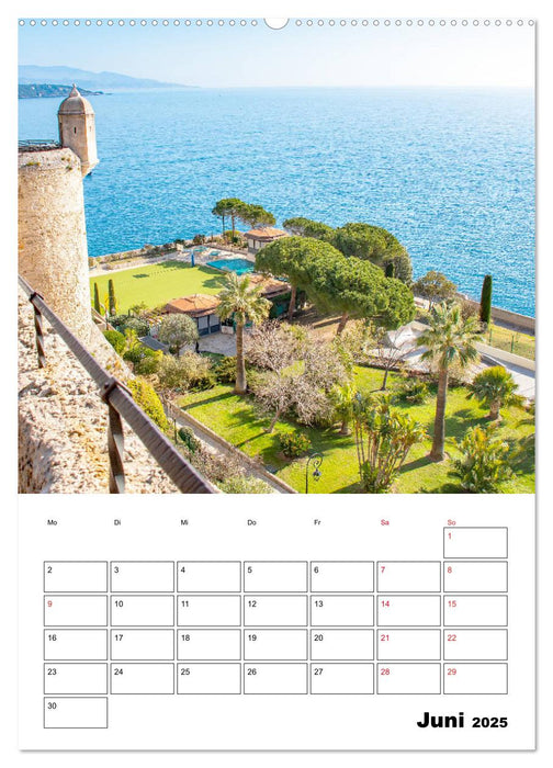 Côte d’Azur - Reiseziel am Mittelmeer (CALVENDO Premium Wandkalender 2025)