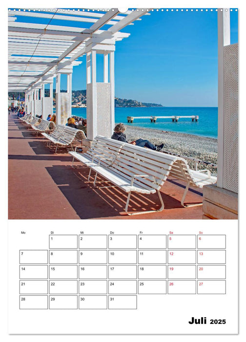 Côte d’Azur - Reiseziel am Mittelmeer (CALVENDO Premium Wandkalender 2025)