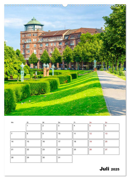 Mannheim Lichter und Farben (CALVENDO Premium Wandkalender 2025)