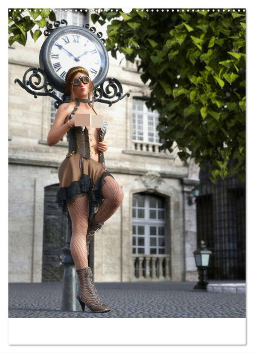 Sexy Steampunk Pin Up (CALVENDO Premium Wandkalender 2025)