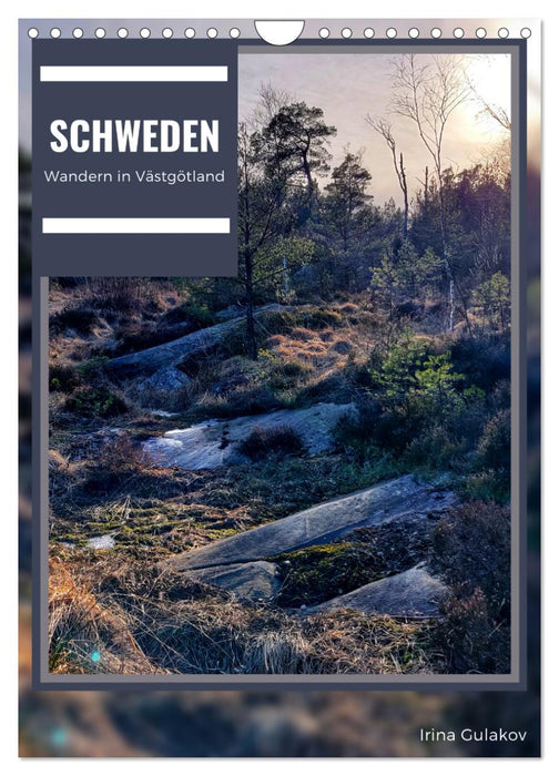 Schweden - Wandern in Västergötland (CALVENDO Wandkalender 2025)