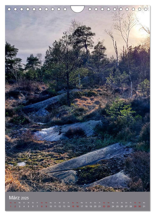 Schweden - Wandern in Västergötland (CALVENDO Wandkalender 2025)