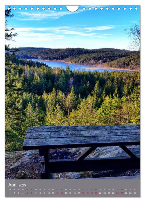 Schweden - Wandern in Västergötland (CALVENDO Wandkalender 2025)