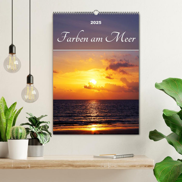 Farben am Meer (CALVENDO Wandkalender 2025)