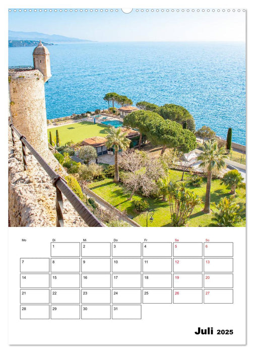 Monaco - Fürstentum an der Côte d'Azur (CALVENDO Premium Wandkalender 2025)