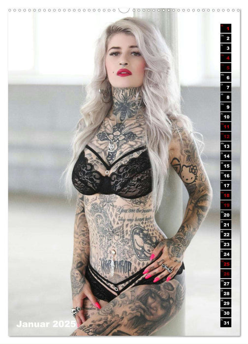 Beauty Tattoo 2025 (CALVENDO Wandkalender 2025)