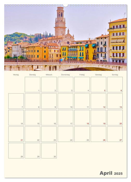 Romantico Italia del Nord (CALVENDO Wandkalender 2025)