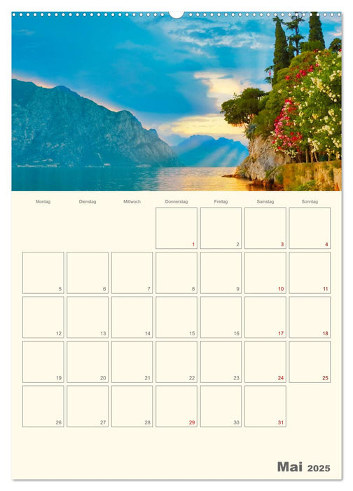 Romantico Italia del Nord (CALVENDO Wandkalender 2025)