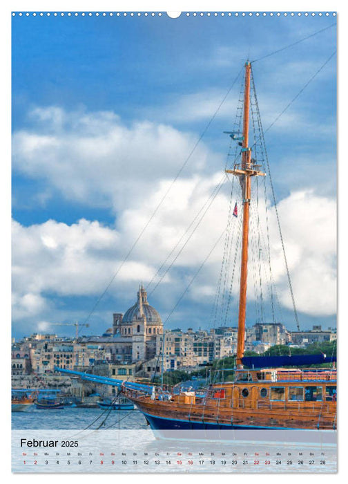 Malta und Gozo - Farbenfrohe Momente (CALVENDO Premium Wandkalender 2025)