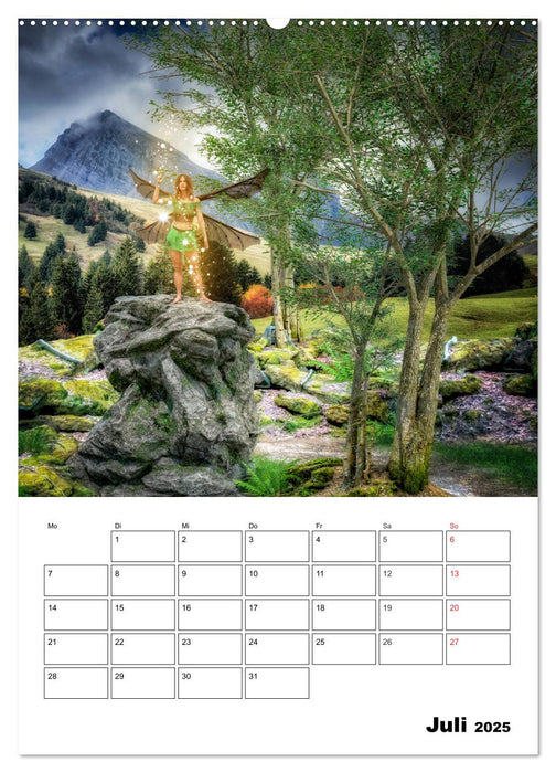 Im Land der imaginären Feen (CALVENDO Premium Wandkalender 2025)