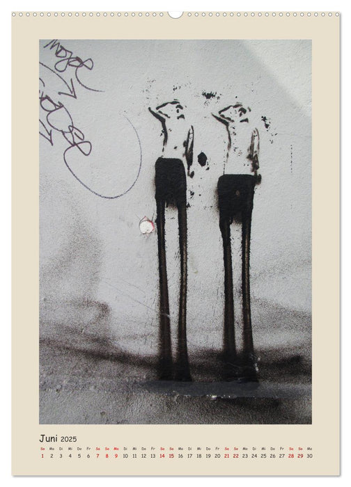 Berlin Love Streetart (CALVENDO Premium Wandkalender 2025)