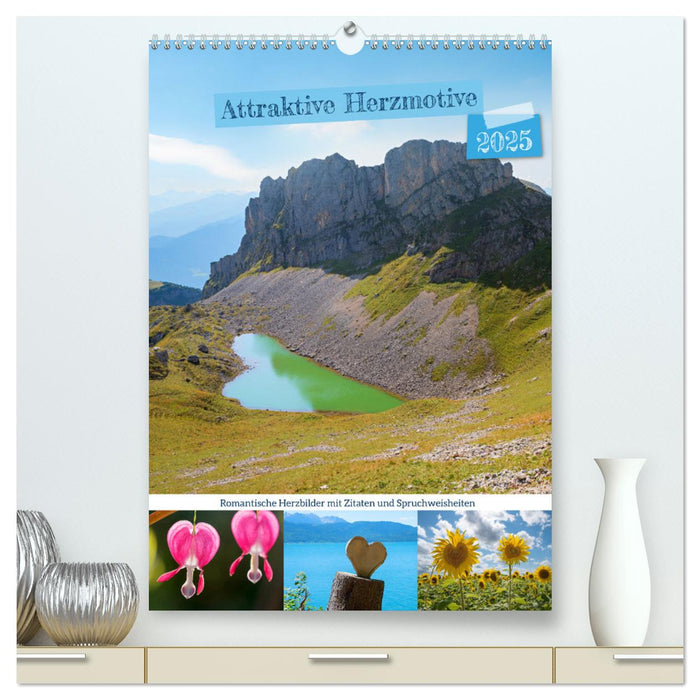 Attraktive Herzmotive 2025 (CALVENDO Premium Wandkalender 2025)