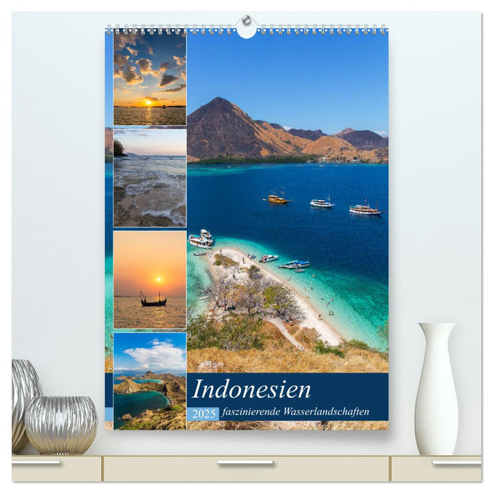Indonesien - faszinierende Wasserlandschaften (CALVENDO Premium Wandkalender 2025)
