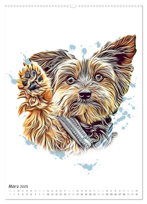 Süße Hunde (CALVENDO Wandkalender 2025)