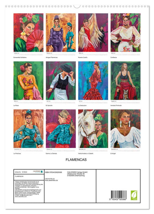 FLAMENCAS (CALVENDO Wandkalender 2025)