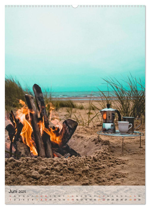 Camping - unser schönster Urlaub (CALVENDO Wandkalender 2025)